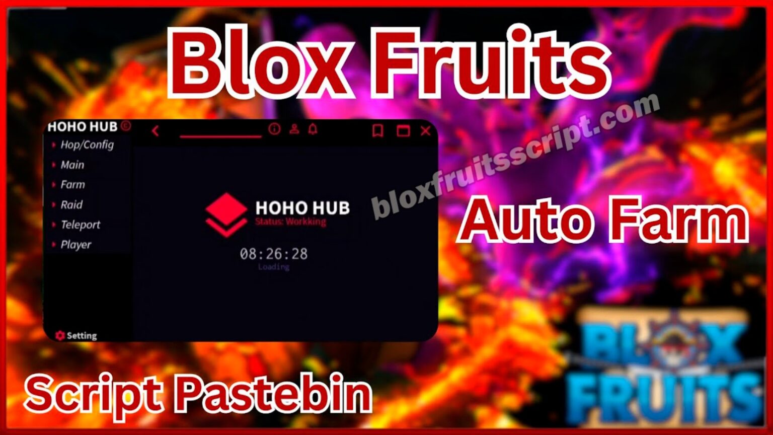 Blox Fruits Script Hoho Hub: Fruit Rain, Auto Farm, Raids & More!