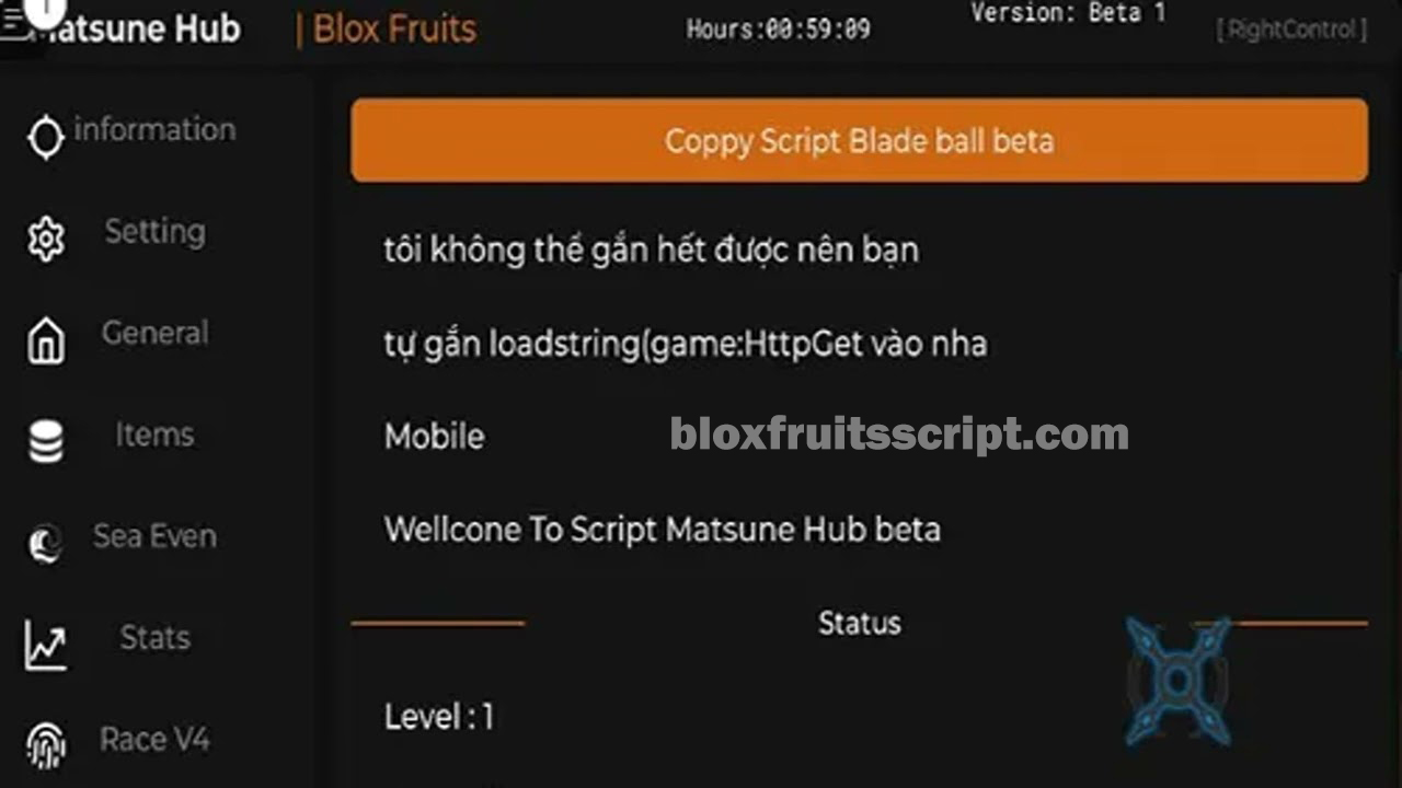 matsute hub blox fruits gui script menu