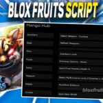 Blox Fruits Script Mango Hub main banner.